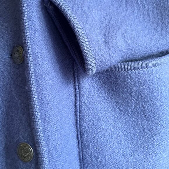 Women’s L.L. Bean 100% Wool jacket Lavender LARGE - Picture 3 of 4